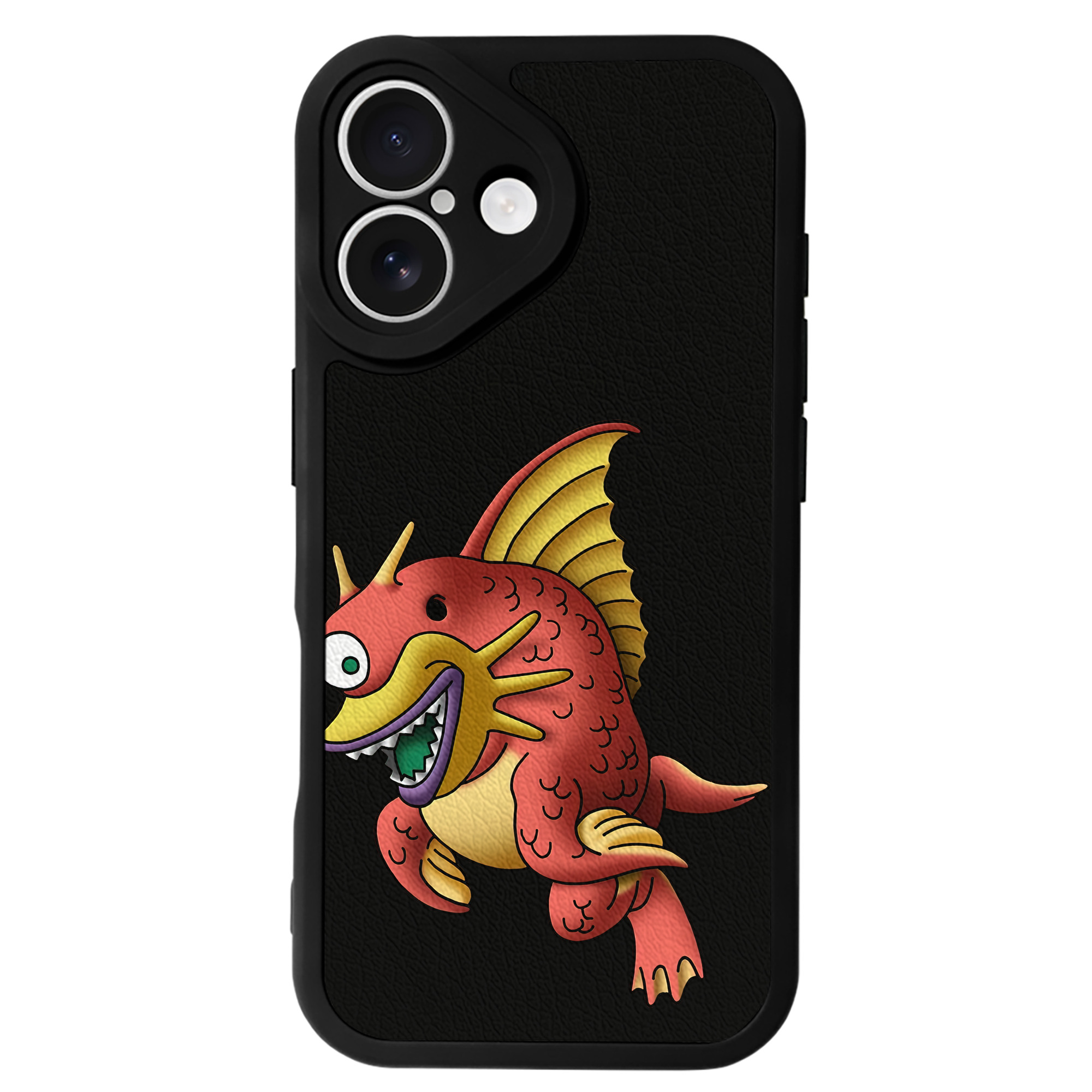 （画像用） ドラゴンクエスト Doragon Kuesuto Dragon Quest 【iPhone 16シリーズ対応】シリコンスマホケース（レザー調） 材質：シリコン